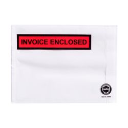 Marbig Packaging Envelope Invoice Enclosed White Backing A6 175x125mm Box 1000