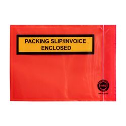 Marbig Packaging Envelope Packing Slip/Invoice Enclosed Red Backing 165x115mm Box 1000