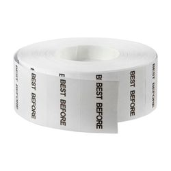 Quikstik Mark I Date Gun Labels Best Before Perm Double 1000/Lpr Pack 5
