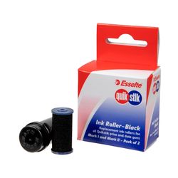 Quikstik Ink Rollers Black Pack 2