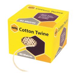 Marbig Twine Cotton 80m Natural
