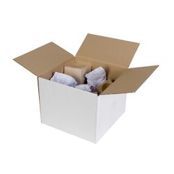 Cumberland Shipping Box Regular 510x335x330mm White Pack 25