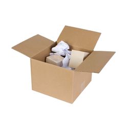 Cumberland Shipping Box Heavy Duty 229x178x127mm Kraft Pack 25