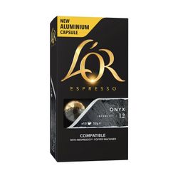 L'Or Espresso Onyx Coffee Capsules 12 Box 10