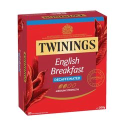 Twinings Tea Bags English Breakfast Decaf Box 100