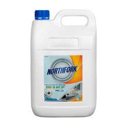 Northfork Surface Spray Disinfectant Hospital Grade Spray On Wipe Off 5L