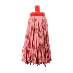 Cleanlink Mop Heads Coloured 400gm Red