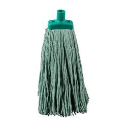 Cleanlink Mop Heads Coloured 400gm Green