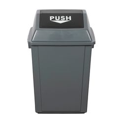 Cleanlink Rubbish Bin With Bullet Lid 40L Grey