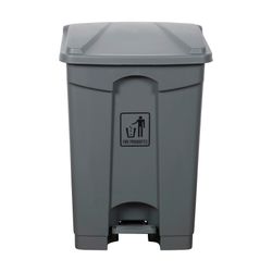 Cleanlink Bin Plastic 45L Pedal Lid Grey