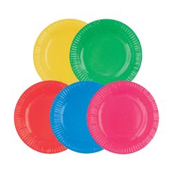 Zart Paper Plate Coloured 180mm Pack 50