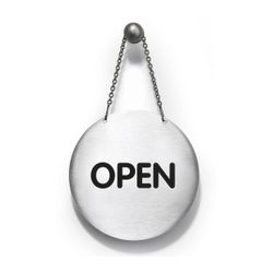 Durable Pictogram Sign Open/Close On Chain