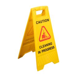 Cleanlink Safety Sign Cleaning In Progress Yellow