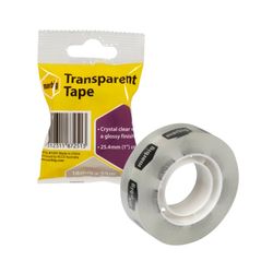Marbig Clear Office Tape 18mm x 33M - for small dispensers