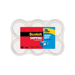 Scotch Heavy Duty Shipping Tape 48mm x 50M Clear Pack 6