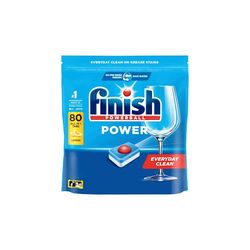 Finish Powerball Dishwashing Tablets Lemon Sparkle Pack 80