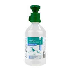 Eyewash Aerowash AWEW500 Sodium Chloride Bottle 500mL