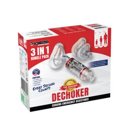 Dechoker 3-in-1 Bundle 1 Adult - 1 Child - 1 Toddler Anti Choking Device