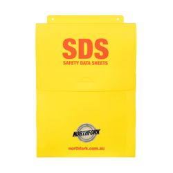 Northfork SDS Document Box A4 Polypropylene Yellow