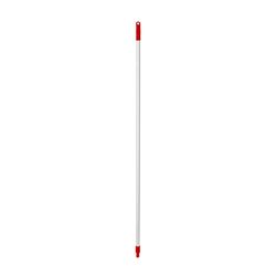 Cleanlink Aluminium Mop Handles 150cm With 25mm Thread Red