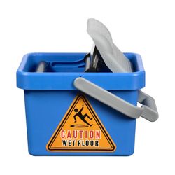 Cleanlink Bucket Plastic Wringer 9L Blue