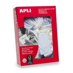 Apli Handwriting Strung Tickets 50x70mm Box 400