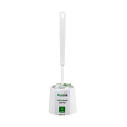 Cleanlink Toilet Brush With Pot White