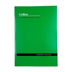Collins Account Book A24 18 Money Column 10218