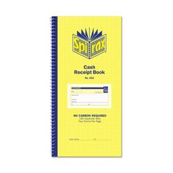 Spirax 553 Cash Receipt Book 279x144mm
