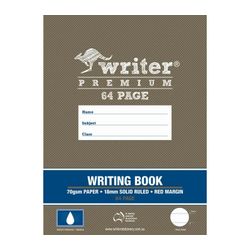 Silvine EX106 Exercise Books - A4 & A5 Size, 7mm Square Grid, Pack Of 10