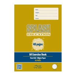 Splash Grid Book A4 7mm 48 Page