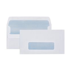 Cumberland Envelope Self Seal Window Face Secretive 11B 90x145mm White Box 500