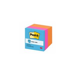 Post-it Original Notes Cube 2053-ELT-O Assorted Colours 76x76mm 400 Sheets