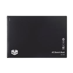 Spirax Sketch Book A3 40 Pages PP Black