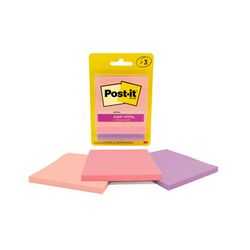 Post-It Notes Super Sticky 3321-3SSJP SSN Flamingo 76x76mm Pack 3