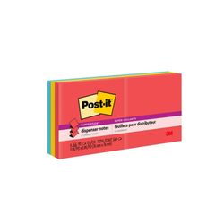 Post-It Super Sticky Pop-up Notes Playful Primaries 76 x 76mm Pack 6