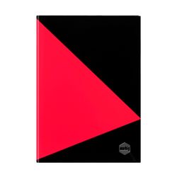 Marbig Notebook Black & Red A5 100Lf