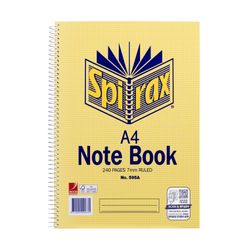 Spirax 595A Notebook A4 240 Page S/O