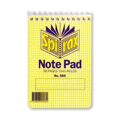 Spirax 560 Notebook 112x77mm 96 Page T/O