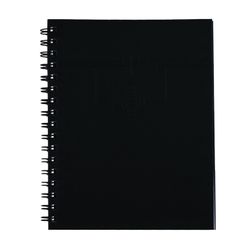 Spirax 511 A5 Hard Cover Book 225x175mm 200 Page Black