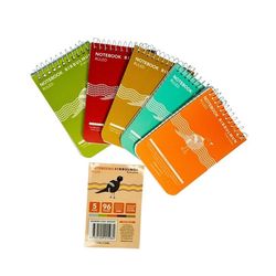 Bibbulmun Assorted Pocket Notebooks 96 Pages 5mm Ruled Pack 5