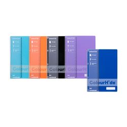 Colourhide Spiral Notebook A4 120 Page Assorted Colours