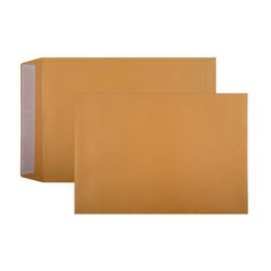 Cumberland Envelope C4 324x229mm Press Seal Pocket Gold 100gsm Box 250