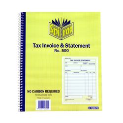 Spirax 502 Tax Invoice/Statement Book 250x200mm