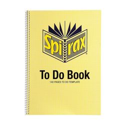 Spirax 706 To Do Notebook A4 140 Page