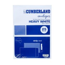 Cumberland Envelope B4 353x250mm Peel & Seal Pocket White Pack 25