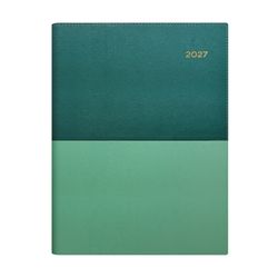2027 Collins Vanessa Diary A4 Day to a Page 145 Teal