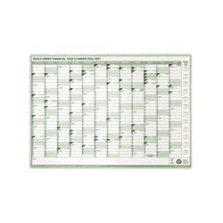 2026-2027 Sasco Eco Wall Planner 562 Financial Year July-June 500x700mm