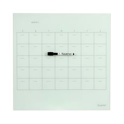 Quartet Glass Board Planner 450x450mm