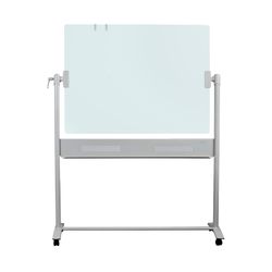 Quartet Infinity Glass Board Mobile 1200x900mm Frosted